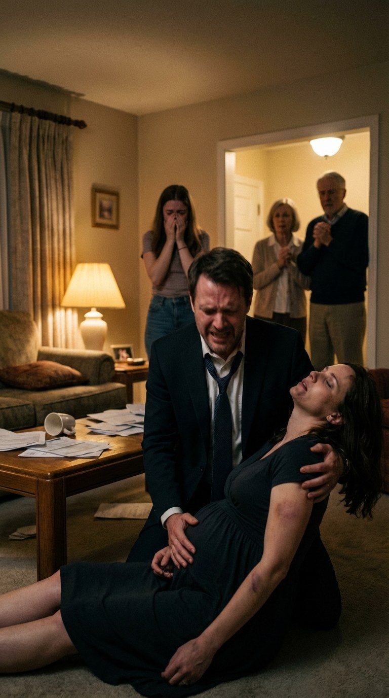 A húgom belerúgott a terhes hasamba, csak hogy hallja a hangot!