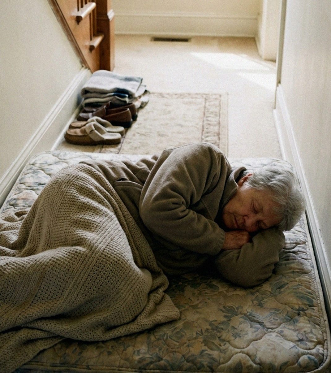 A férjem rákényszerítette anyámat, hogy a folyosón lévő matracon aludjon, miközben kemoterápián kapott – így nekem kellett leckét tanítanom neki