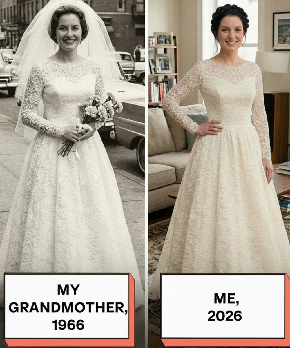 Úgy döntöttem, hogy a nagymamám esküvői ruháját veszem fel az ő tiszteletére – de miközben átalakítottam, felfedeztem egy rejtett üzenetet, ami felfedte az igazságot a szüleimről