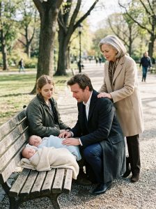 Egy milliomos a Riverton Parkban sétált az édesanyjával – Aztán megdermedt, amikor meglátta volt feleségét egy padon aludni… És a mellette lévő két baba volt az utolsó dolog, amire számított