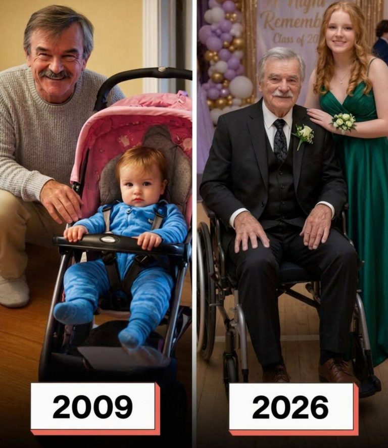 Elvittem a kerekesszékes nagypapámat a szalagavatóra, miután egyedül nevelt fel – amikor egy osztálytársam gúnyolódott rajta, amit a mikrofonba mondott, az egész edzőterem elcsendesedett