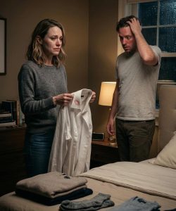 Későn értem haza, az ő parfümjének illatával telve, és kimerültséget színlelve. A feleségem összehajtogatta a ruhákat az ágyon, mintha mi sem változott volna. Aztán felemelt egy rúzsfoltos inget, és megkérdezte: „Kimossam ezt, vagy megtartsam bizonyítékként?” Nevettem, de.