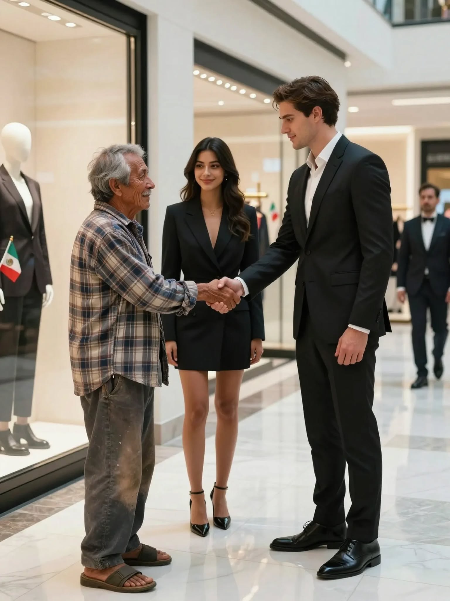 A butik személyzete már nevettek apám kopott ruháin és törött papucsán, amikor a tulajdonos kilépett, és azt mondta, ami elhallgattatta az egész boltot: "Ki bántja a vendégemet?" Másodpercekkel korábban úgy bántak vele, mintha nem lenne a luxus közelébe. Fogalmuk sem volt arról, hogy a kimerült piaci munkás, akit gúnyoltak, az a férfi, aki a lányát egészen a csúcsig vitte.