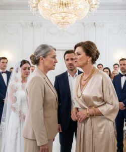 Az anyós lenézte a menyasszony anyját szerény életéért. El sem tudta képzelni, milyen fájdalmat hordoz az a nő csendben. Amikor megszólalt, az egész terem lehajtotta a fejét.