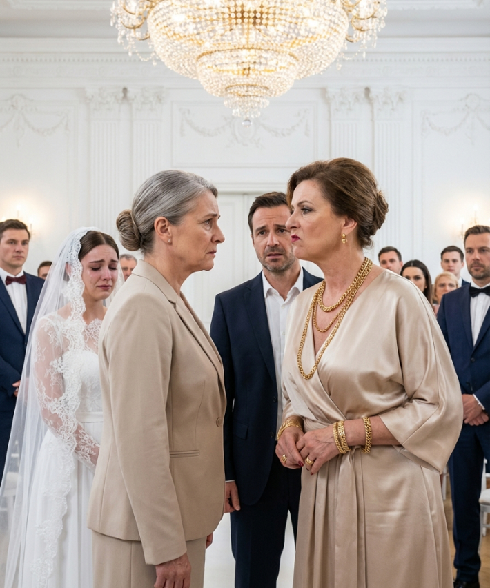 Az anyós lenézte a menyasszony anyját szerény életéért. El sem tudta képzelni, milyen fájdalmat hordoz az a nő csendben. Amikor megszólalt, az egész terem lehajtotta a fejét.