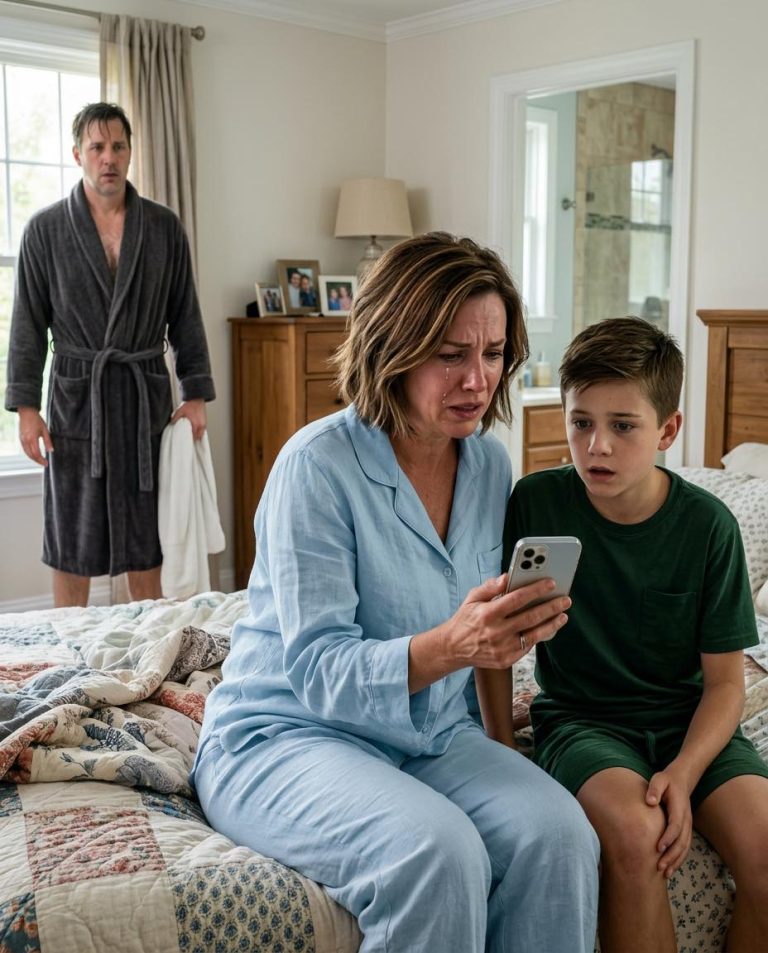 Miközben a férjem zuhanyozott, a telefonja felvillant a pulton. A fiam ránézett, és azt mondta: "Anya... miért ír apa Lisa néninek, hogy 'hiányzik az este?'" Azt hittem, ez hiba – egészen addig, amíg el nem olvastam. Amikor megkérdeztem Lisát, összeomlott, és egy szót mondott: "Bocsánat."