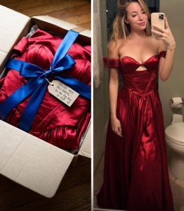 Az exem anyja küldött nekem egy piros ruhát, hogy felvegyem az esküvőjére – amikor rájöttem az igazi szándékaira, majdnem elájultam